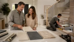 Everything to Know Before Retiling a Staircase With Stone